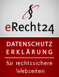 eRecht24 Datenschutzerklärung für rechtssichere Webseiten